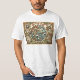 Camiseta Santa Cruz California Art‑Nouveau Costa