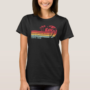 Camiseta Santa Cruz California Atardecer Playa Vintage 70s 