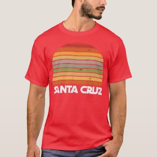 Camiseta Santa Cruz California CA Retro Vintage Surfer 