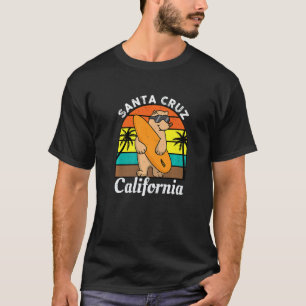 Camiseta Santa Cruz California Ca Retro Vintage Surfer 8