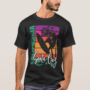 Camiseta Santa Cruz California Retro Sunset Beach Surfer So