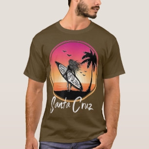 Camiseta santa cruz california vintage beach surf
