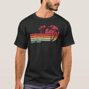 Camiseta Santa Cruz California Vintage Sunset Beach 70s 80s