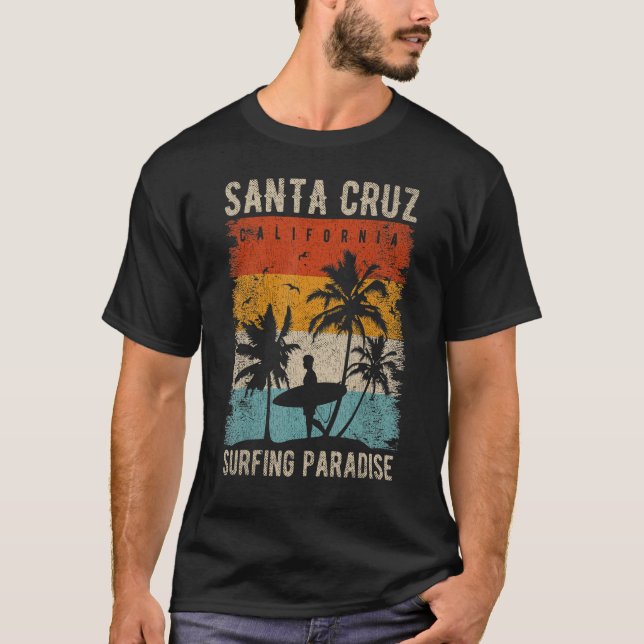 Camiseta Santa Cruz de California Surfing Santa Cruz (Anverso)