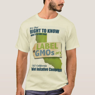 Camiseta Santa Cruz GMO-Libre, GMOs no comprobados, sin