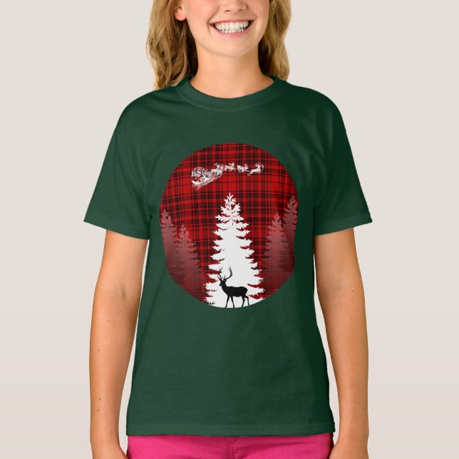 Camiseta santa de navidad (Anverso)