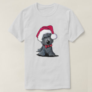Camiseta Santa de Navidad Terrier Escocés