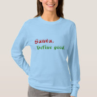 Santa, define bueno