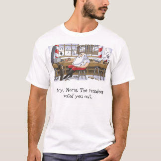 Camiseta Santa despide un duende