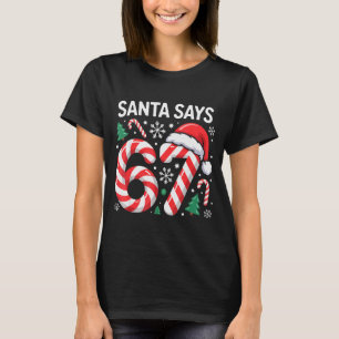 Camiseta Santa Dice 67 Seis Siete Meme Navidad Gen Alpha B