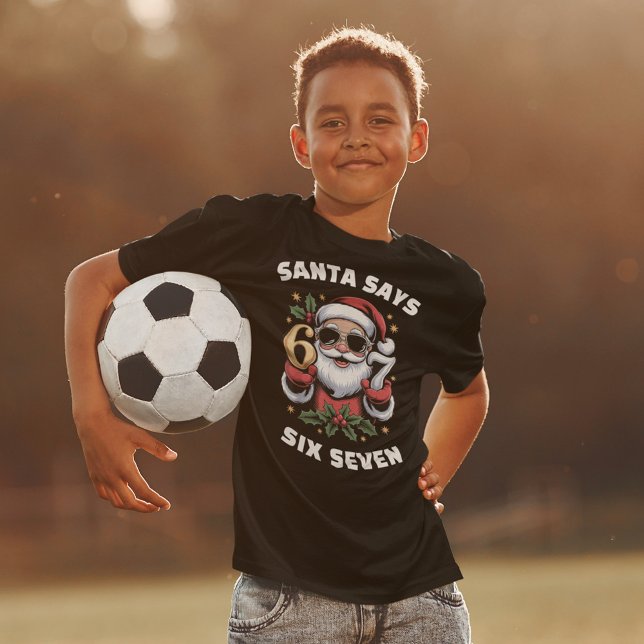 Camiseta Santa Dice 6-7 Seis Siete Meme Navidad (Subido por el creador)