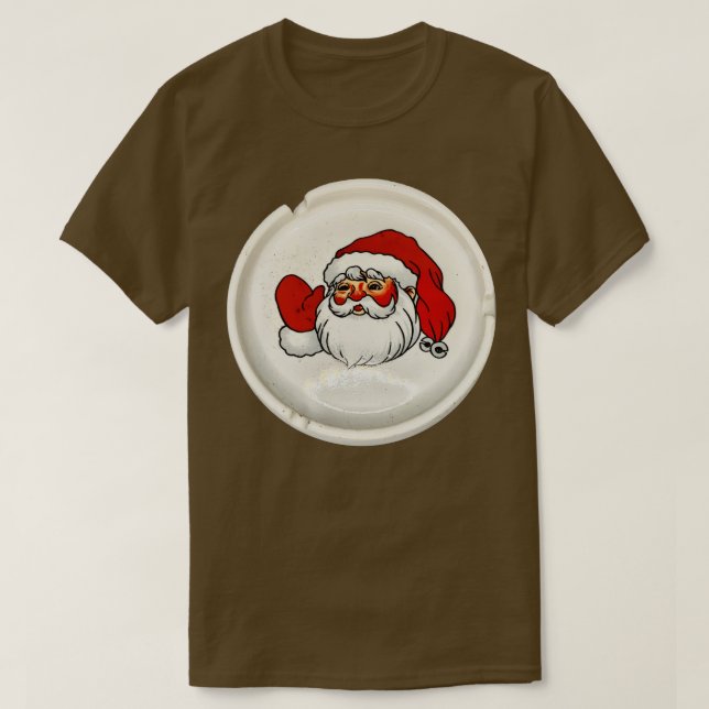 Camiseta Santa dice Hi Ashtray (Diseño del anverso)