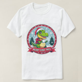 Camiseta Santa Dinosaur Navidad – Divertida y Alegre Dino-N
