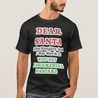 Camiseta Santa divertido