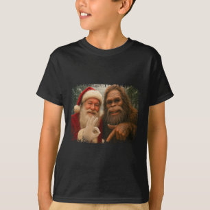 Camiseta Santa divertido 67 con Bigfoot seis siete 6 7 meme