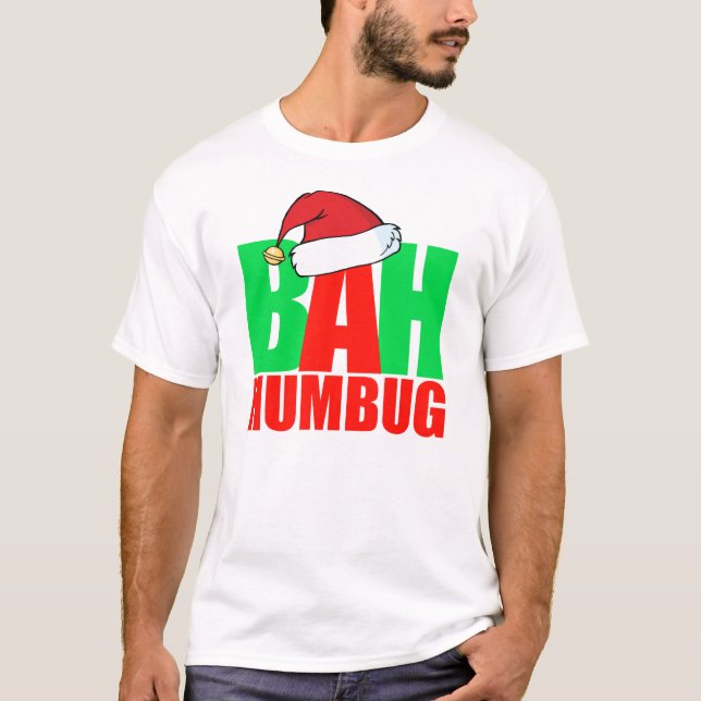 Camiseta santa divertido del navidad del (Anverso)