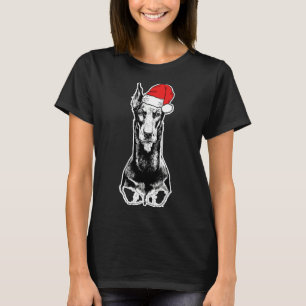 Camiseta Santa Doberman Pinscher Dog Ugly