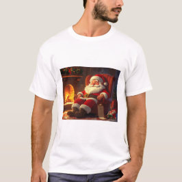 Camiseta Santa durmiendo