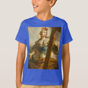 Camiseta Santa Elena con la Verdadera Cruz Arte Sagrado