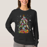 Camiseta Santa ELF Manatee Christmas Tree Xmas Light Manat<br><div class="desc">Santa ELF Manatee Christmas Tree Xmas Lights Manatee Lover</div>