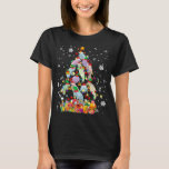Camiseta Santa ELF Manatee Christmas Tree Xmas Light Manat<br><div class="desc">Santa ELF Manatee Christmas Tree Xmas Lights Manatee Lover</div>