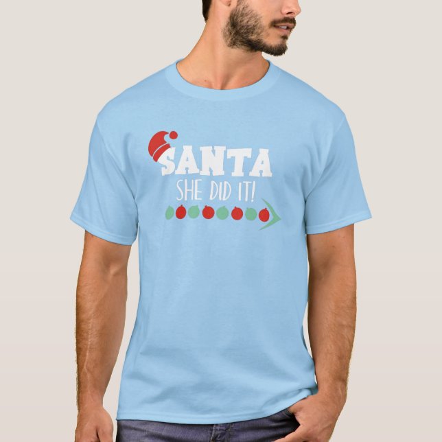 Camiseta Santa Ella Lo Hizo (Anverso)