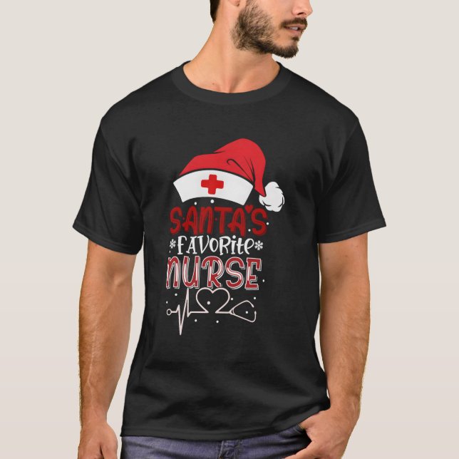 Camiseta Santa Enfermería De Enfermeras Favoritas (Anverso)