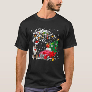 Camiseta Santa Entlebucher Mountain Red Pickup Truck Christ