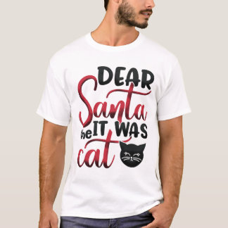 Camiseta Santa era el gato