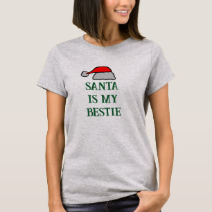 Camiseta Santa es mi Bestie