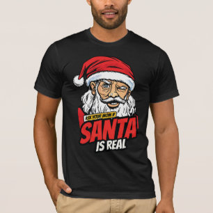 Camiseta Santa es Real – Pregúntale a tu Mamá Arte Pop Sant