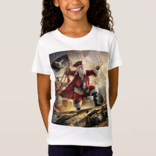 Camiseta Santa Es Un Pirata