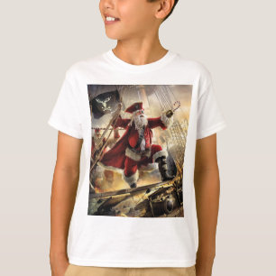 Camiseta Santa Es Un Pirata