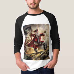 Camiseta Santa Es Un Pirata