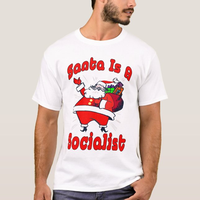 Camiseta Santa es un socialista (Anverso)