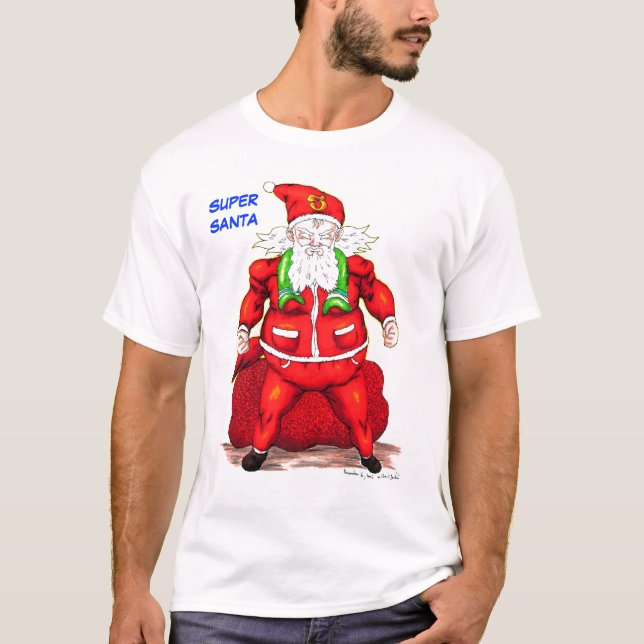 Camiseta Santa estupendo, SANTA ESTUPENDO (Anverso)