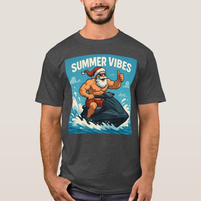 Camiseta Santa familiar de verano (Anverso)