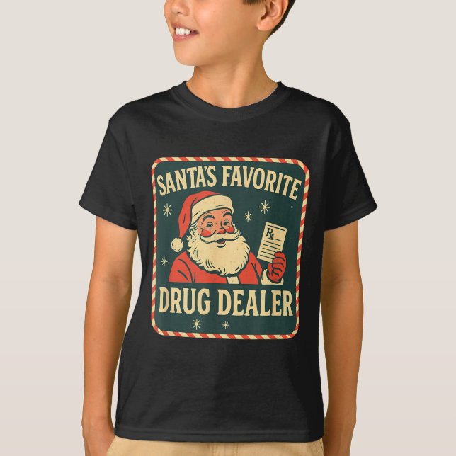 Camiseta Santa Favorite Drug Er Christmas Pharmacy Tech Nur (Anverso)