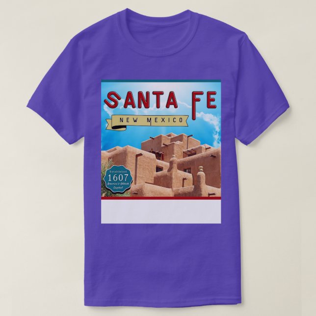 Camiseta Santa Fe Fundada en 1607 (Diseño del anverso)