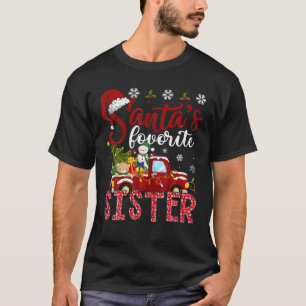 Camiseta Santa Fe, hermana favorita de Navidades graciosos