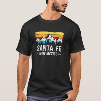Camiseta Santa Fe New Mexico Montaña Santa Fe NM Souvenir