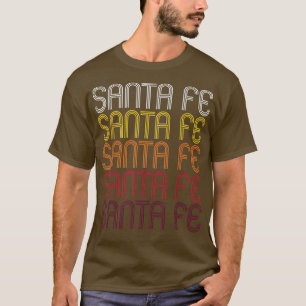 Camiseta Santa Fe, NM Estilo Vintage Nuevo México 