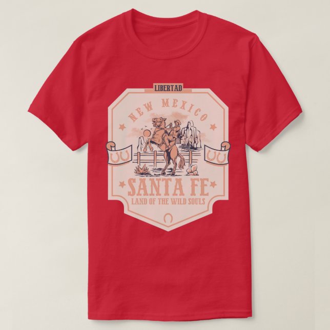 Camiseta Santa Fe Nuevo México (Diseño del anverso)