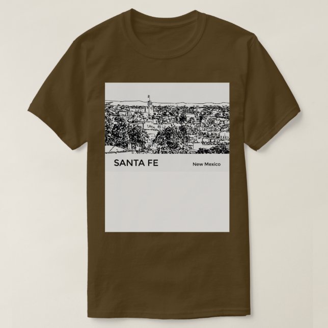Camiseta Santa Fe Nuevo México 2 (Diseño del anverso)