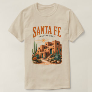 Camiseta Santa Fe Nuevo México Patrimonio del Desierto