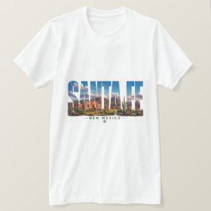 Camiseta Santa Fe Nuevo México Viaje Montaña Adobe