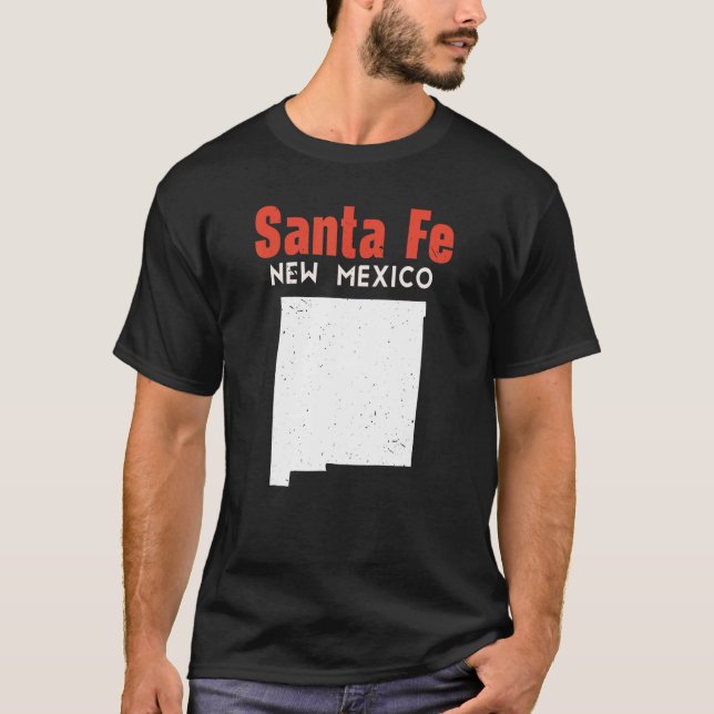 Camiseta Santa Fe USA State America Travel New Mexican New  (Anverso)