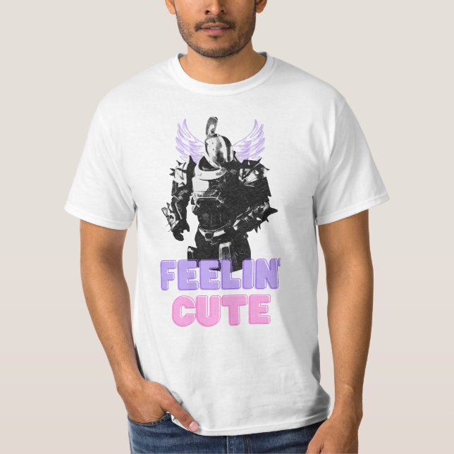Camiseta Santa Feelin' Cute (Anverso)