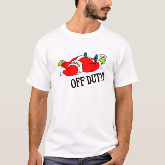 Camiseta Santa fuera de servicio (bebido)