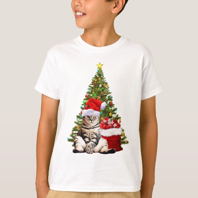 Camiseta Santa Gato (Anverso)